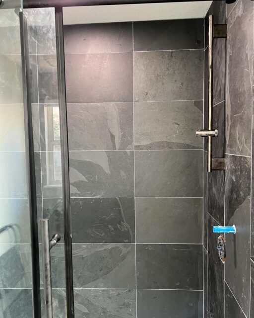 Primary bathroom remodel!

#bathroom #slate #boiseremodel #tile #boisetilecontractor #boisetileinstaller #boiseremodeler #shower #showerdesign #walkinshower